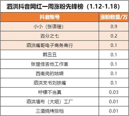 抖音垂类赛道分析_抖音涨粉百万博主_千粉